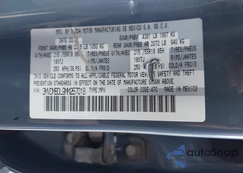 2021 Mazda Cx-30 Premium from USA, damaged, VIN 3MVDMBDL9MM257018